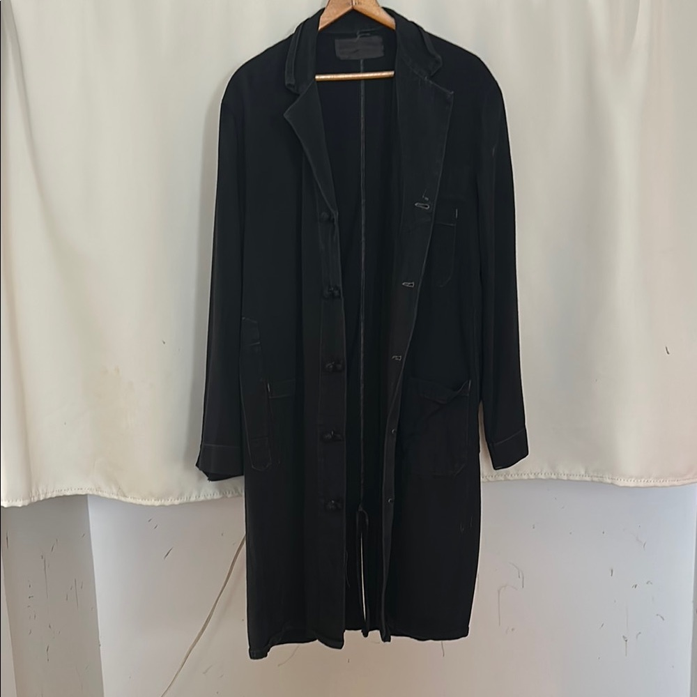 RAWSON black chore coat-long
